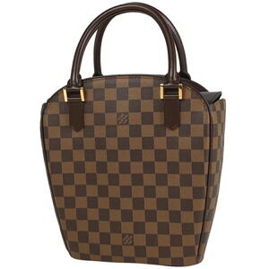 Louis Vuitton Saria Handbag Damier Brown